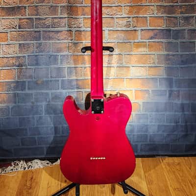 Fender American Telecaster Medallion Partscaster Trans Red Custom Shop Pick Ups image 2