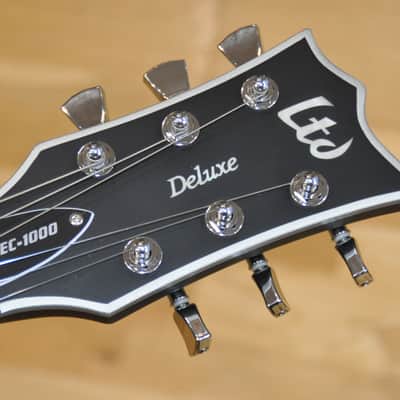 ESP LTD EC-1000 Evertune BB Bold Binding BLKS Black Satin / Deluxe Series / Made In Korea / EC1000 ET / W25031811 image 8