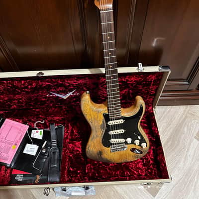 Fender Custom Shop Roasted Poblano Stratocaster Super Heavy Relic Aged Natural Limited Edition image 5