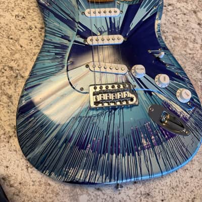 Fender SplatterCaster Midnight Swirl image 5