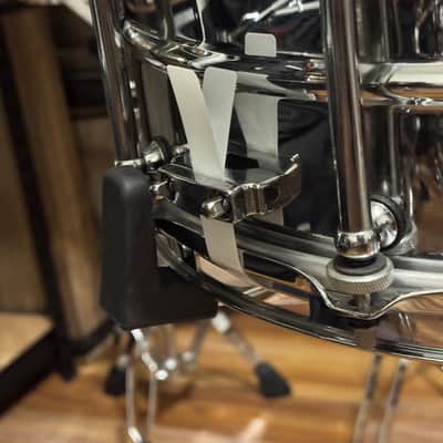 Pearl IP1465 Ian Paice Signature 14x6.5" Stainless Steel Snare Drum 2010s - Chrome Over Steel image 6