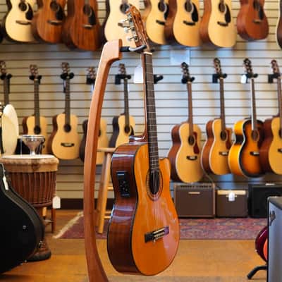 Oscar Schmidt OC11CE Classical Acoustic-Electric Guitar 2012 w/Hard Case image 5
