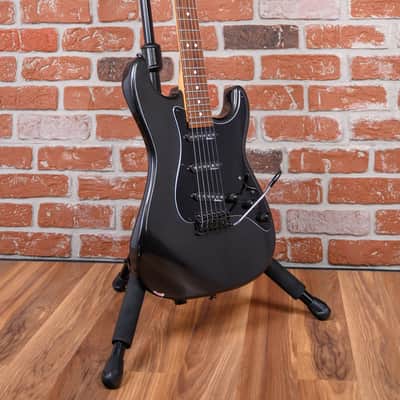 Charvel Model 3 Charcoal Metallic 1988 w/Gigbag (Refin/ Mods) image 3