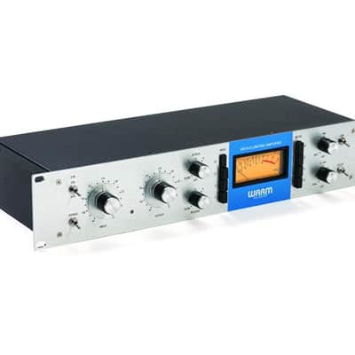 Warm Audio WA76-A Single Channel FET Compressor - Silver w/ Blue Stripe image 1