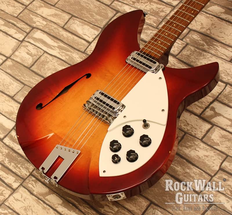 Rickenbacker  1997 Rose Morris  1989 - Fireglo  F-Hole Tom Petty 330 image 1