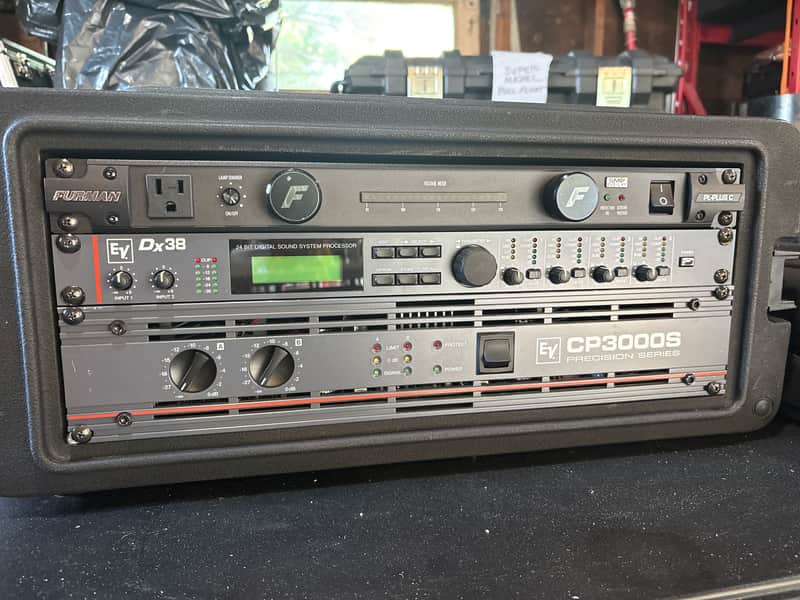 Electro-Voice Dx38, CP3000S, Furman PL Plus C 2000s PLUS RACKS image 1