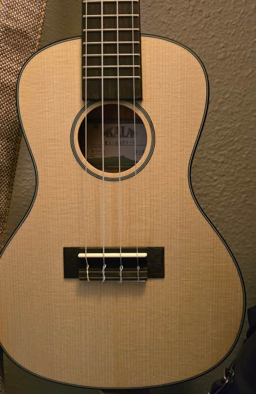 Kala KA-SSTU-C Spruce Concert Travel Ukulele 2010s - Satin Natural image 1