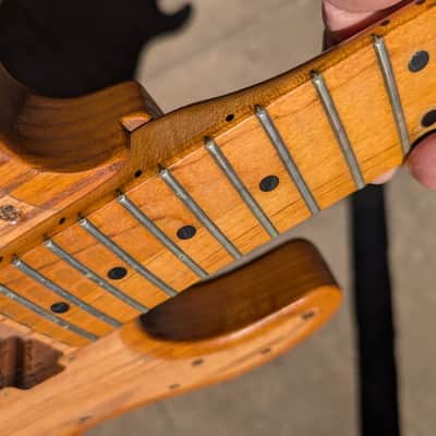 Peavey T-60- Natural guitar Body & Neck with Tuners (Project) image 5
