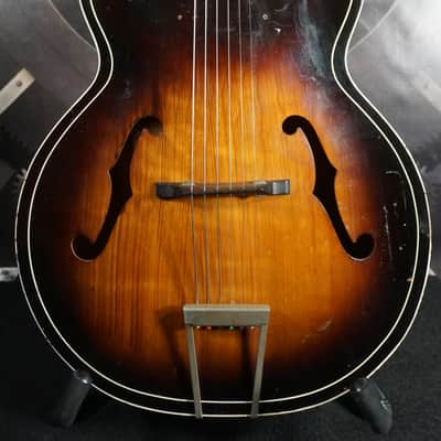 Harmony 1215 Archtop Acoustic Guitar c.1936 Sunburst – Pre-War Made in USA image 5