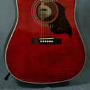Epiphone Limited Edition 2014 Hummingbird Artist Acoustic Guitar - Wine Red