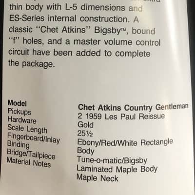 Gibson Chet Atkins 1989 - Walnut image 7