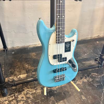 Fender Player II Mustang Bass - Aquatone Blue - New!