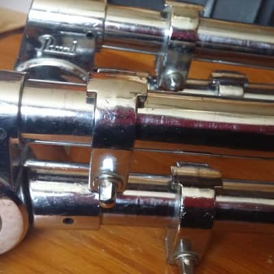VINTAGE Pearl Tom Mount Arms  80s PAIR 4 MEMORY LOCKS All Original image 14