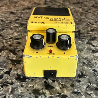 Boss SD-1 Super OverDrive NEC C4558C (Black Label) 1981 - 1988 - Yellow image 10