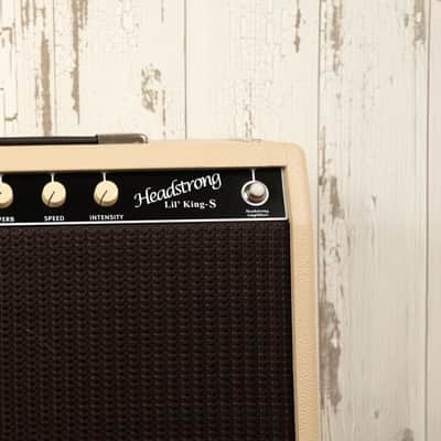 Headstrong Lil' King S Reverb 1x12 Combo - Blonde Tolex, Oxblood Grille image 6