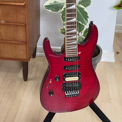 Jackson Dinky DK2 Pro MJ MIJ Japan Left Hand LH Lefty Floyd Rose FR HSS USA Seymour Duncan Pickups Super Strat Fender era Lefty Guitar image 1