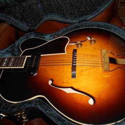 Archtop Tribute AT 350  ES 350 2017 two tone burst image 7
