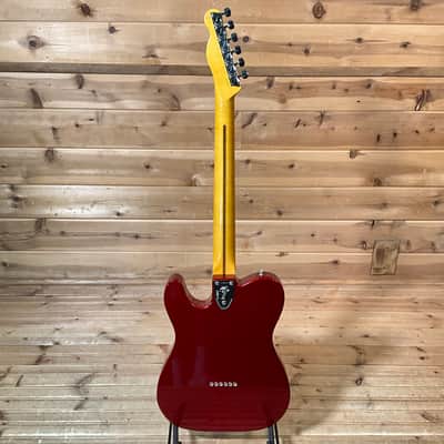 Fender American Vintage II 1972 Telecaster Thinline Electric Guitar - Candy Apple Red image 5
