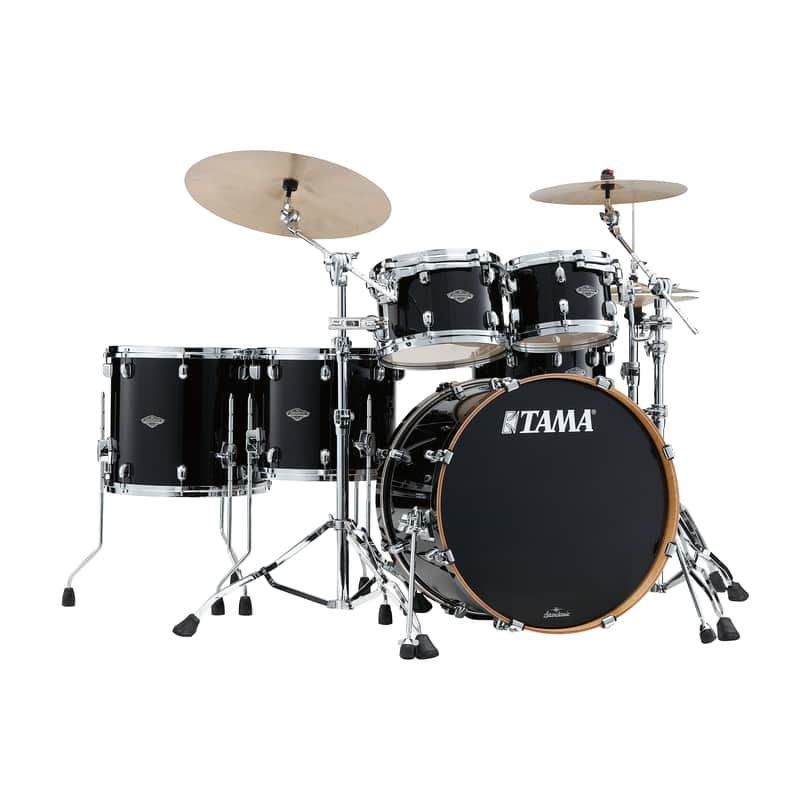 Tama Starclassic Performer 5-Piece Shell Pack w/22" Kick - Piano Black image 1