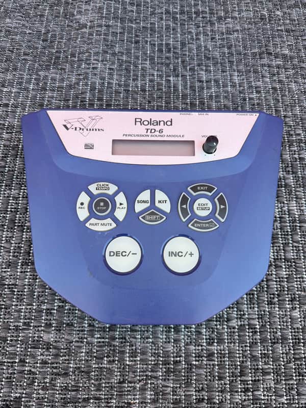 Roland TD-6 V-Drums Percussion Sound Module w/ Cable Set, Mount & Power Supply image 1