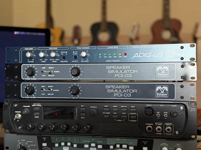 2- Palmer PDI-03 & 1 - ADIG LB Load Box Cab Simulators - Grey / Blue - 8 Ohm image 1