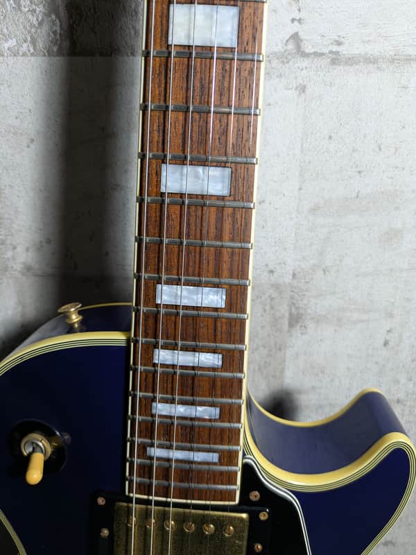 Fernandes Burny RLC-70 Les Paul Custom 90's Metallic Blue MIJ