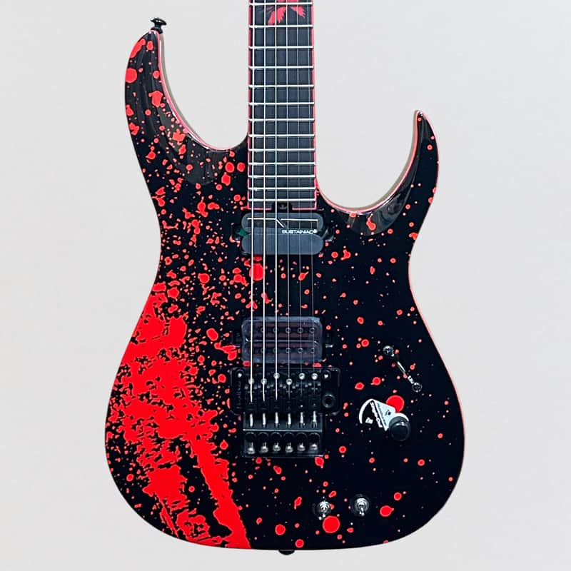Schecter Sullivan King Banshee-6 FR-S Electric Guitar - Obsidian Blood image 1