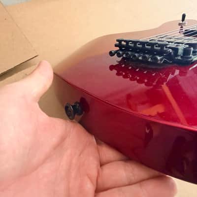 EVH Wolfgang Standard FR Baked Maple Neck Red Electric Guitar image 6