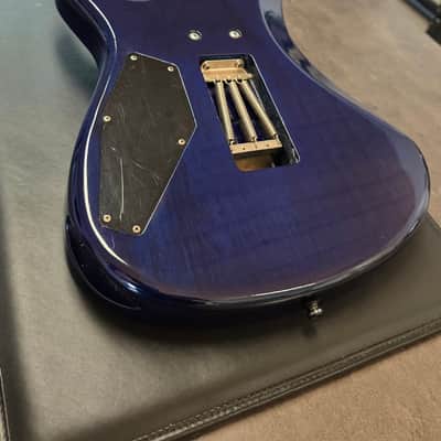 ESP M-III CUSTOM SHOP Cyber Joint Prototype Ash & Mahogany HSS Super Strat FR Floyd Rose Mirage II Guitar image 19