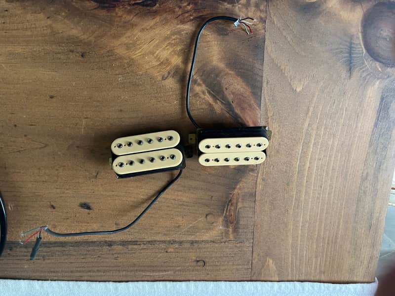 DiMarzio Super Distortion PAF Humbucker pickups 1978 1980- Double cream original vintage USA image 1