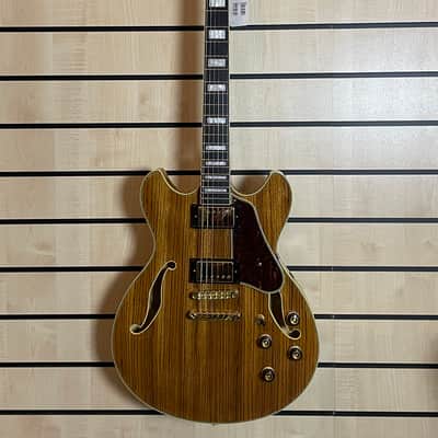 Ibanez AS93ZW-NT Natural Semi-Hollow Electric Guitar Made in Indonesia image 1