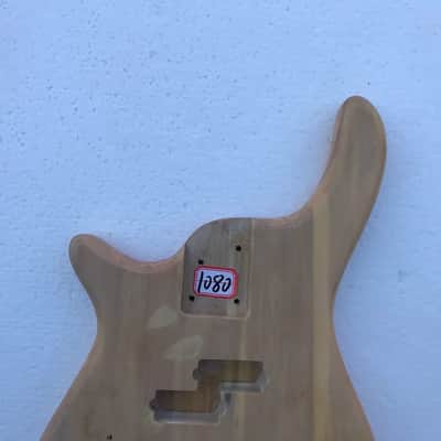 Unknown Left Handed Bass Guitar Body image 4