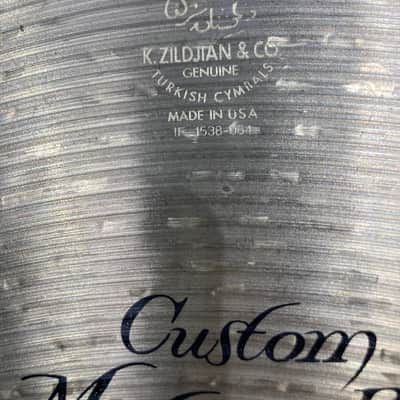 Alan White's YES, Zildjian 22" K Custom Medium Ride, Signed! 2760g 1996 image 8
