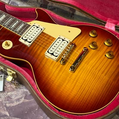 Gibson Custom Shop 1959 Les Paul Standard M2M Dark Cherry Sunburst New Unplayed Auth Dlr 8lbs6oz #601 image 8