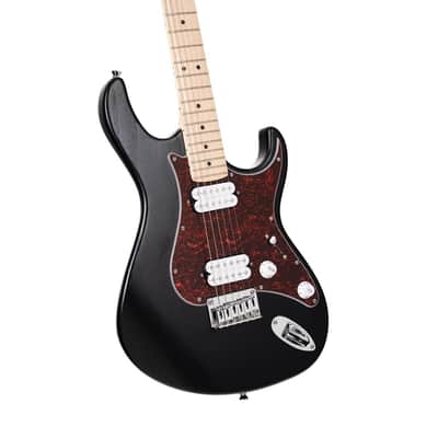 Cort G100 HH G Series Double Cutaway Electric Guitar - Open Pore Black (G100HHOPB-U) image 3