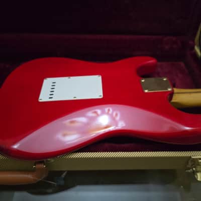 Rare! 1993 Fender Japan Custom Edition 50's Stratocaster ST57G Charcoal Red image 22
