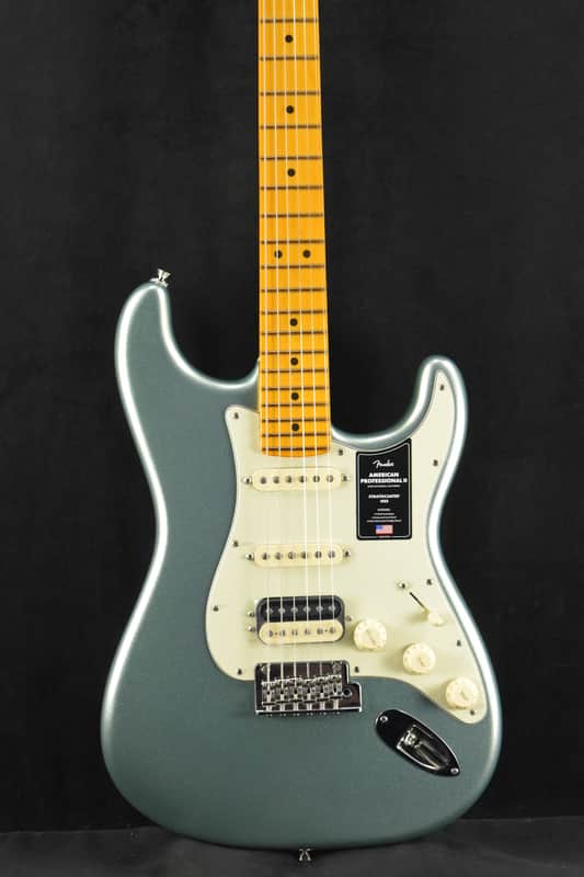 Fender American Professional II Stratocaster HSS Mystic Surf Green Maple Fingerboard image 1