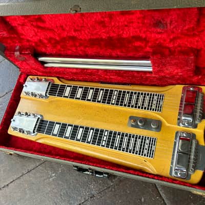 Rickenbacker DW-12 6-String Double-Neck Console Steel Guitar 1955 - 1966 - Blonde image 4