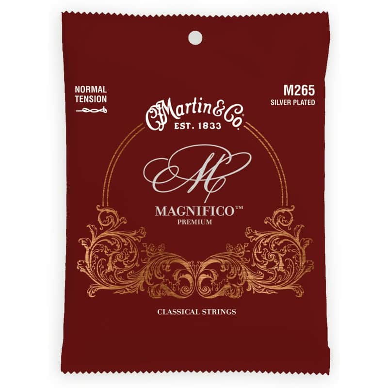 Martin M265 Magnifico Classical Silver-Plated Nylon Acoustic Guitar Strings - Normal Tension (.25 - .42) image 1