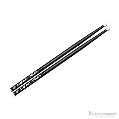 Ahead JJ1 Speed Metal Aluminum Drum Sticks - Nylon Tip - 1 Pair image 2