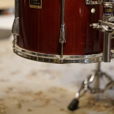 Yamaha 1990s Stage Custom Drum Set - Cranberry Red Lacquer - 8"/10"/12"/14"/22"/6.5x14" image 2