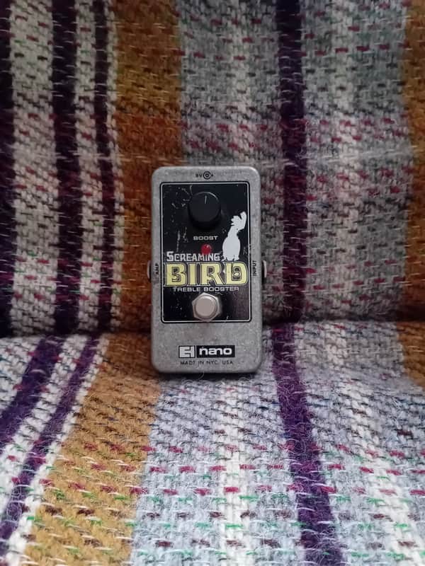 Electro-Harmonix Screaming Bird Treble Booster Pedal | Reverb UK