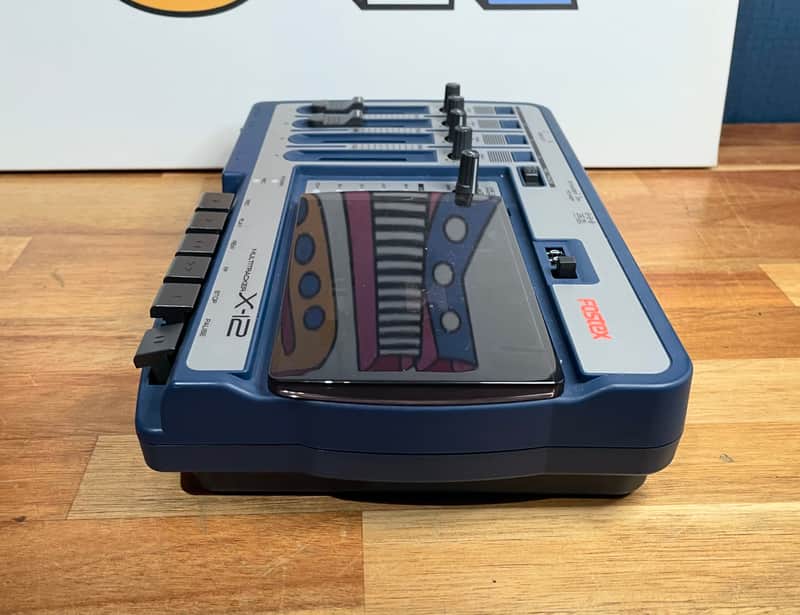 Fostex X-12 マルチトラックレコーダー Fostex X-12 Multitracker 4-Track Cassette Recorder - Blue | Reverb