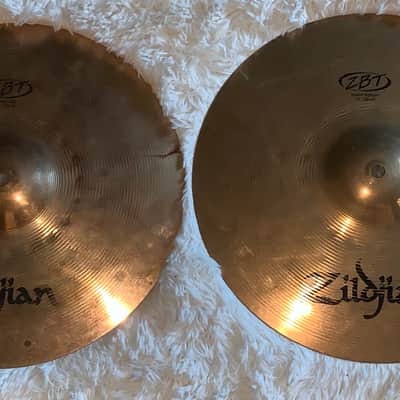 Zildjian 14" ZBT Hi-Hat Cymbals (Pair) 2004 - 2019 - Traditional image 1