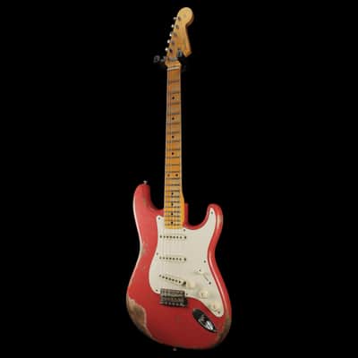 2020 Fender Custom Shop '57 Stratocaster Heavy Relic - Fiesta Red image 5