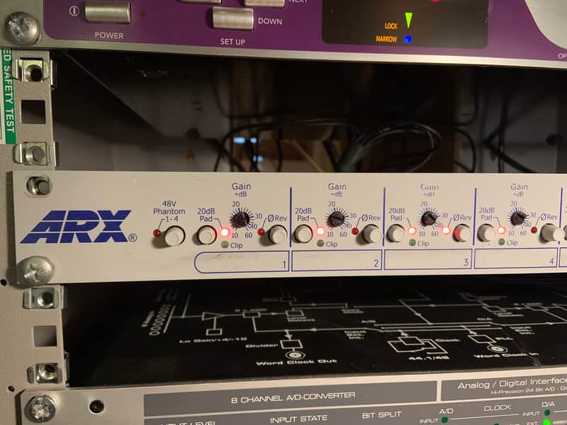 ARX 8-pre 8 Channel Mic Preamp 3/4 | Reverb UK