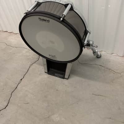 Roland KD-140 V-Kick 14" Bass Drum Trigger Pad 2010s - Black Chrome image 7