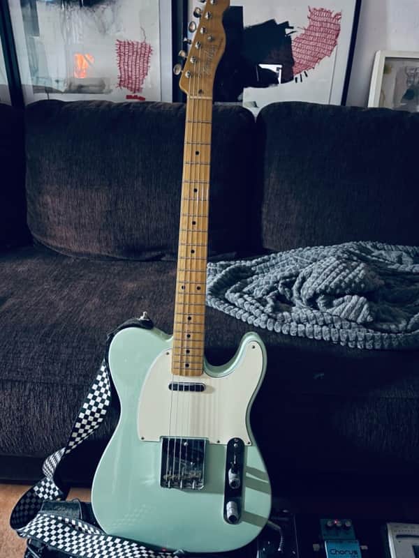 Fender Vintera '50s Telecaster Modified with Maple Fretboard 2019 - 2023 - Surf Green