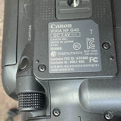 Canon Vixia HF G40 Full HD Pro Camcorder W/ Microphone, With All Accessories | Big Bundle image 4