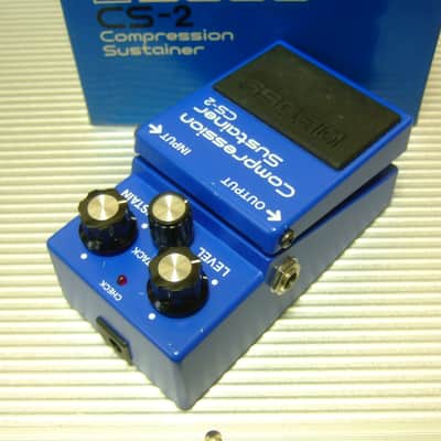 1983 Boss CS-2 Compression Sustainer w/ Original Box / MIJ Made in Japan (Black Label) image 2